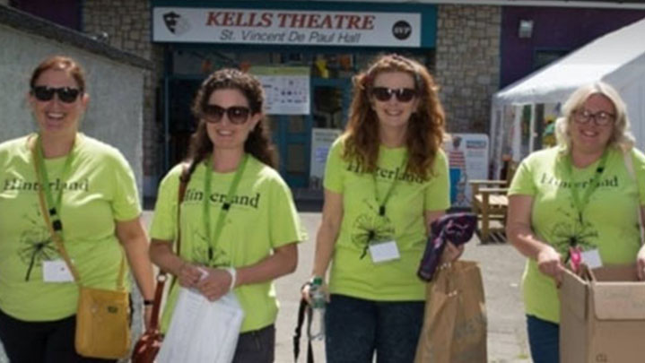 Volunteers at the Hinterland Festival