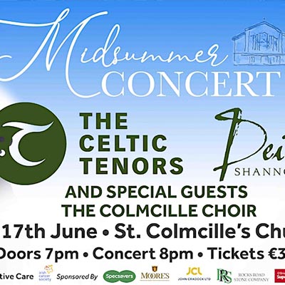 Midsummer Concert: The Celtic Tenors, Soprano Deirdre Shannon and Special Guests