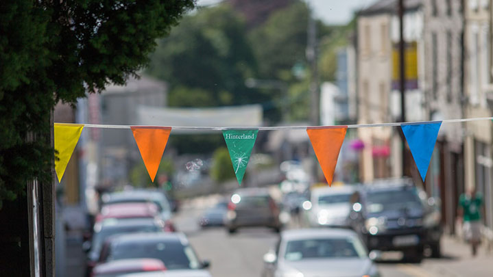 Kells street scene bunting